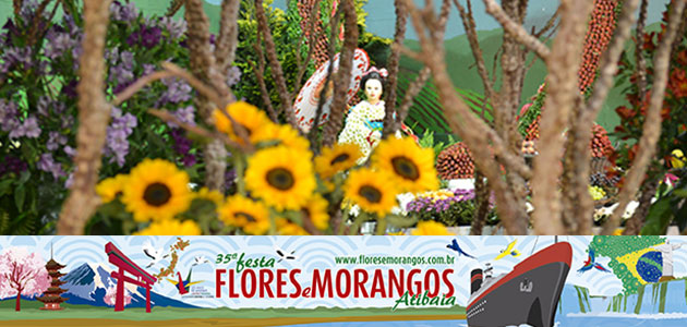 festa flores & morangos
