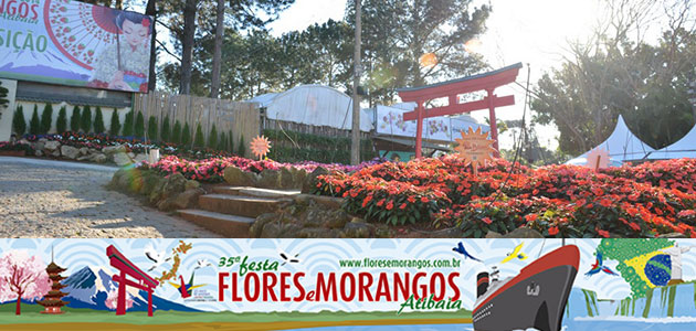 festa flores & morangos